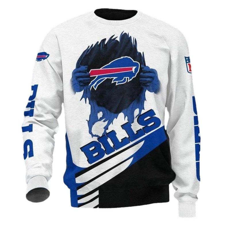 Buffalo Bills Logo In My Heart Aop Sweatshirt 1