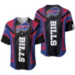Buffalo Bills Logo In My Heart Black And Blue Baseball Jersey