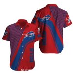 Buffalo Bills Logo In My Heart Blue And Red Hawaiian Shirt