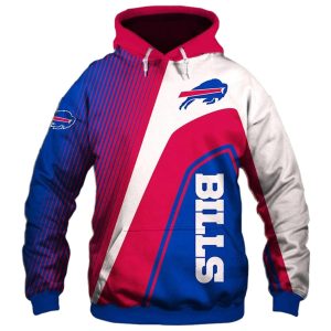 Buffalo Bills Logo Inside Me Blue White And Red AOP Hoodie