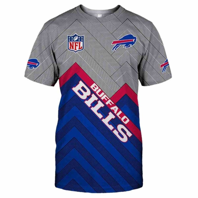 Buffalo Bills Logo Lovely Aop T Shirt 1