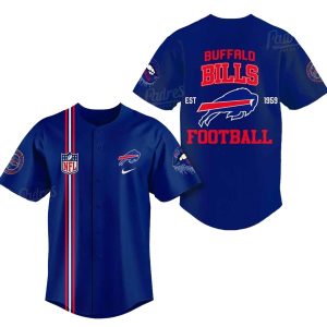 Buffalo Bills Logo Lovely Est 1959 Baseball Jersey