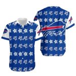 Buffalo Bills Logo Turtle And Flower Pattern Hawaiian Shirt