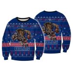 Buffalo Bills Mascot Player Ugly Sweater