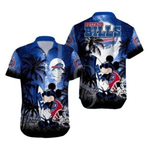 Buffalo Bills Mickey Beachside Hawaiian Shirt