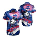 Buffalo Bills Mickey Character Surfing Hawaiian Shirt