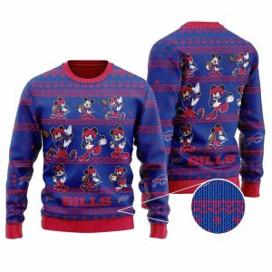 Buffalo Bills Mickey Christmas Cheer Ugly Sweater