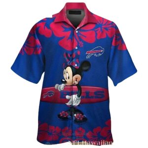Buffalo Bills Minnie Mouse Surfing Hawaiian Shirt