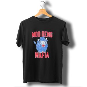 Buffalo Bills Moo Deng Mafia Cartoon Buffalo Collaboration T-Shirt