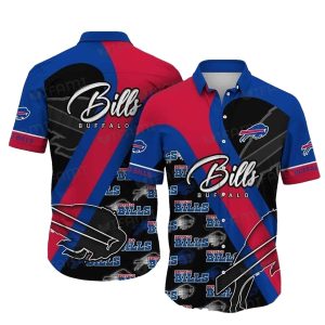 Buffalo Bills Multi Logo Hawaiian Shirt