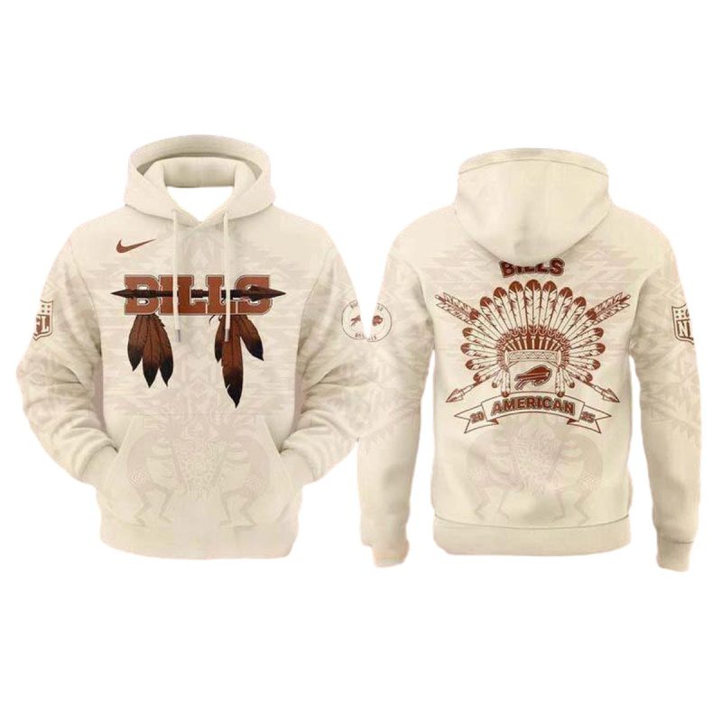 Buffalo Bills Native American Heritage Month Aop Hoodie 1