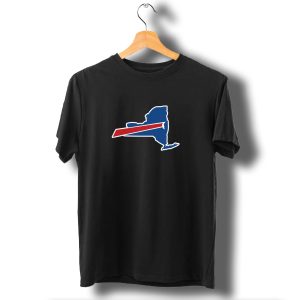 Buffalo Bills New York State Outline T-Shirt