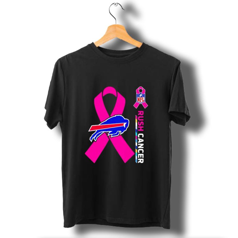 Buffalo Bills Nfl Rush Cancer Pink Ribbon T Shirt 1 T Shirt 1