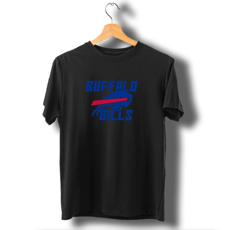 Buffalo Bills Nfl Team Logo Blue Red Charging Buffalo T Shirt 1 T Shirt 1