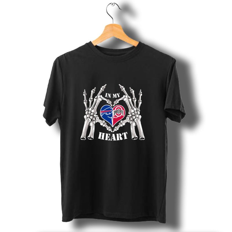 Buffalo Bills Ohio State Buckeyes In My Heart T Shirt 1 T Shirt 1