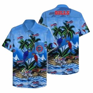Buffalo Bills Parrots Couple Hawaiian Shirt