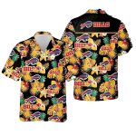 Buffalo Bills Pineapple Pattern Best Beach Gift Hawaiian Shirt
