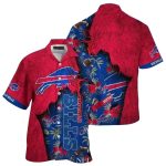 Buffalo Bills Red Hibiscus And Jesus Hawaiian Shirt