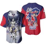 Buffalo Bills Rick And Morty Baseball Jersey