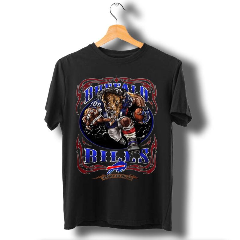 Buffalo Bills Running T Shirt T Shirt 1