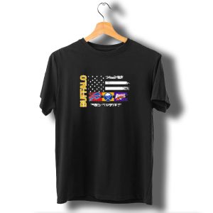 Buffalo Bills Sabres Bandits Us Flag Buffalo T-Shirt