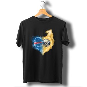 Buffalo Bills Sabres Heart T-Shirt