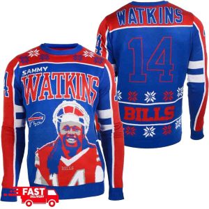 Buffalo Bills Sammy Watkins 14 Ugly Sweater