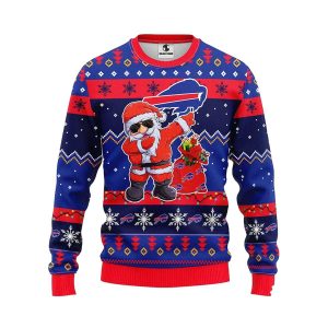 Buffalo Bills Santa Claus Dabbing Ugly Sweater