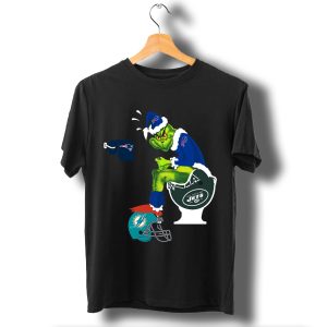 Buffalo Bills Santa Grinch Toilet T Shirt