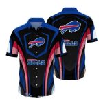 Buffalo Bills Sleek Modern Futuristic Graphics Hawaiian Shirt