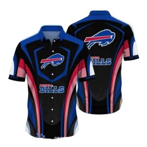 Buffalo Bills Sleek Modern Futuristic Graphics Hawaiian Shirt