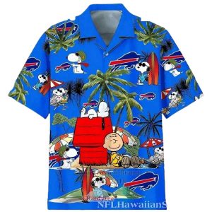 Buffalo Bills Snoopy Character Cartoon Beach Vibes Hawaiian Shirt