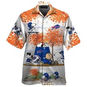 Buffalo Bills Snoopy Charlie Brown Hawaiian Shirt