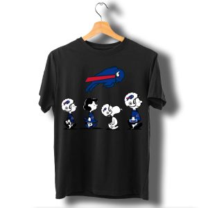 Buffalo Bills Snoopy Charlie Brown Super Bowl Peanuts T Shirt