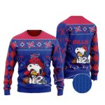 Buffalo Bills Snoopy Christmas Cheer Ugly Sweater
