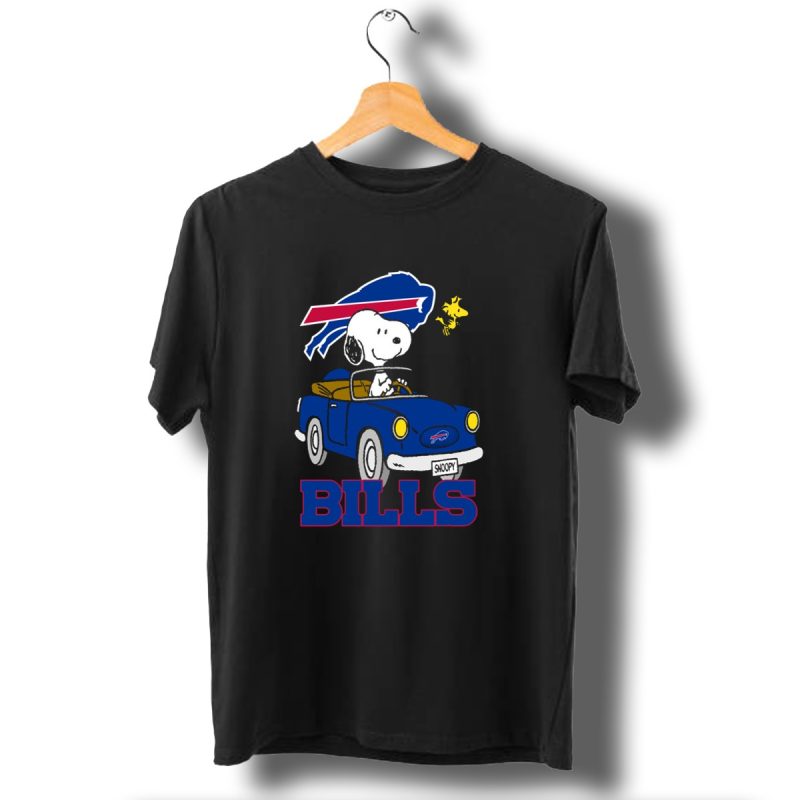 Buffalo Bills Snoopy Driving Woodstock Nfl Peanuts T Shirt 1 T Shirt 1