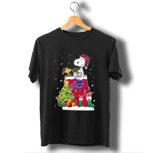 Buffalo Bills Snoopy & Woodstock Christmas T Shirt