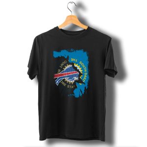 Buffalo Bills South Dakota Flag Fusion T-Shirt