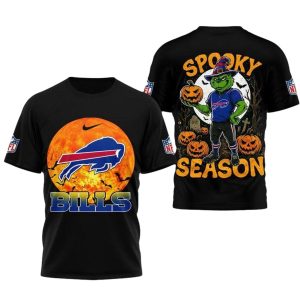 Buffalo Bills Spooky Season Halloween AOP T-Shirt