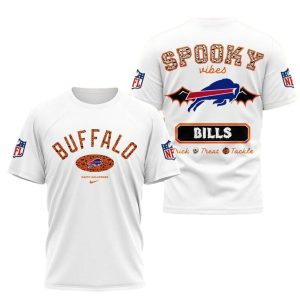 Buffalo Bills Spooky Vibes Halloween AOP T-Shirt