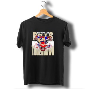 Buffalo Bills Tasmanian Devil Touchdown Looney Tunes Nfl T-Shirt