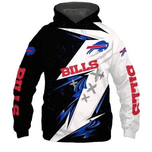 Buffalo Bills Thunder Graphic Gift For Men AOP Hoodie