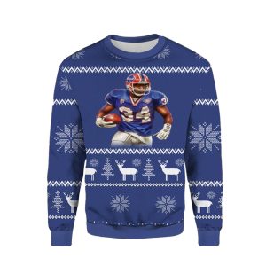 Buffalo Bills Thurman Thomas Ugly Sweater