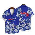 Buffalo Bills Tropical Floral Blue Hawaiian Shirt