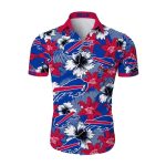 Buffalo Bills Tropical Flower Pattern Hawaiian Shirt