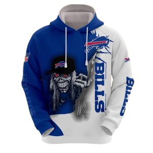 Buffalo Bills Ultra Death Graphic Gift For Halloween AOP Hoodie