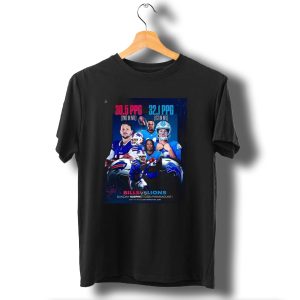 Buffalo Bills Vs Detroit Lions 2024 Nfl Gameday Sunday Cbs Paramount 425Pm 30 5 Ppg 32 1 Ppg T-Shirt