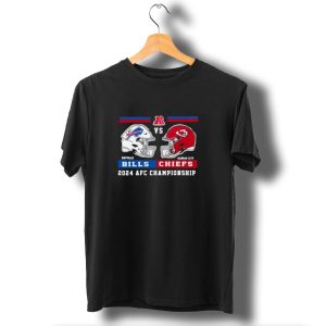 Buffalo Bills Vs Kansas City Chiefs 2024 Afc Championship Helmets T-Shirt