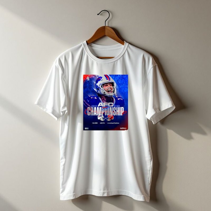 Buffalo Bills Vs Kansas City Chiefs Afc Championship 1 26 2025 Arrowhead Stadium T Shirt T Shirt 1 1