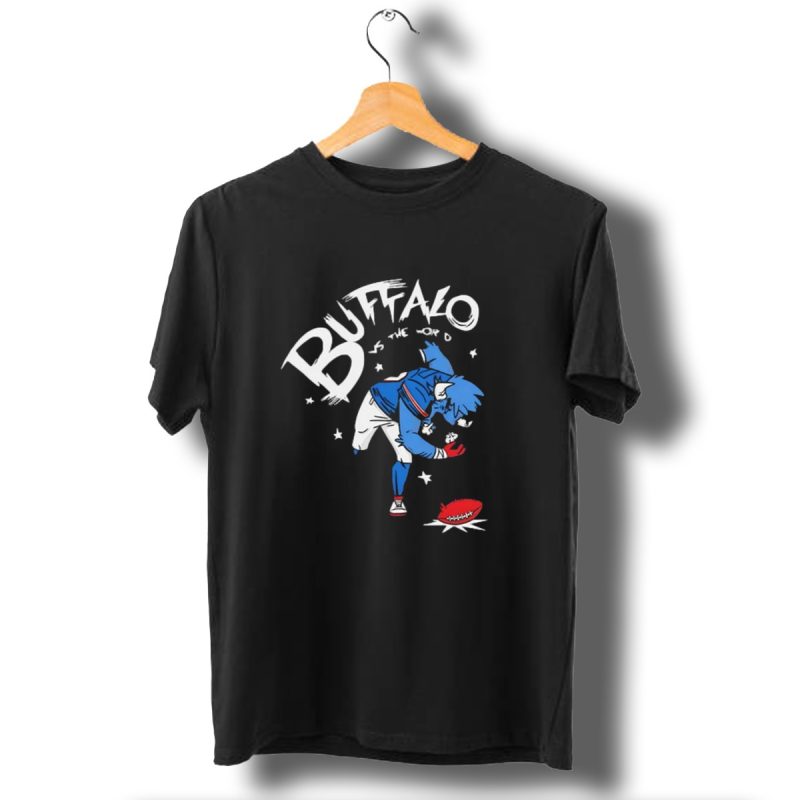 Buffalo Bills Vs The World Football Clash With Determined Player T Shirt 1 T Shirt 1